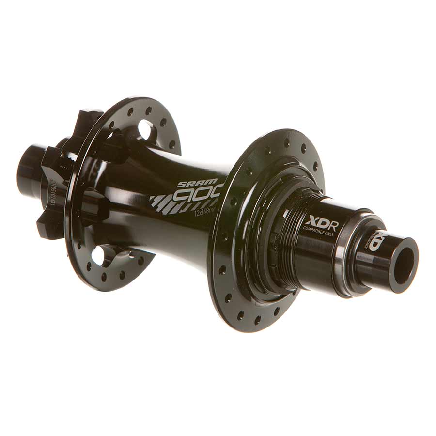 SRAM 900 Disc Hub with 6-bolt mount, QR, 12x100mm or 15x100mm axle, front disc hub for mountain biking or cycling.