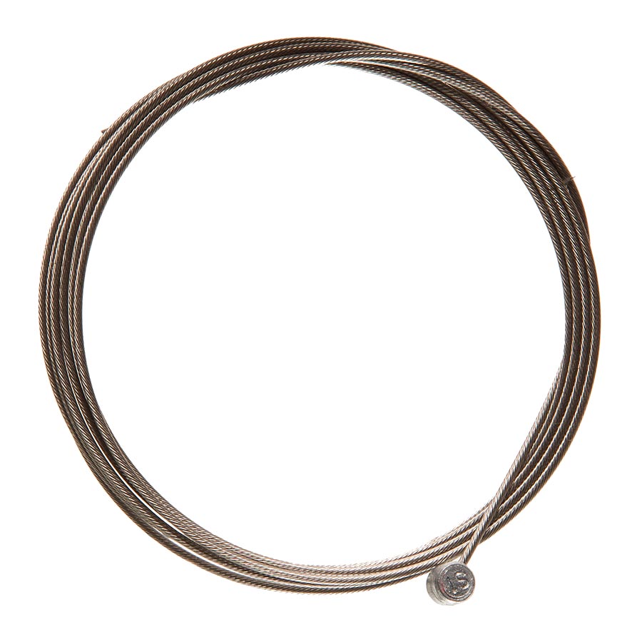 Set of 100 stainless SRAM brake cables, 1.5mm diameter, 1750mm length, designed for mountain bike brake systems.