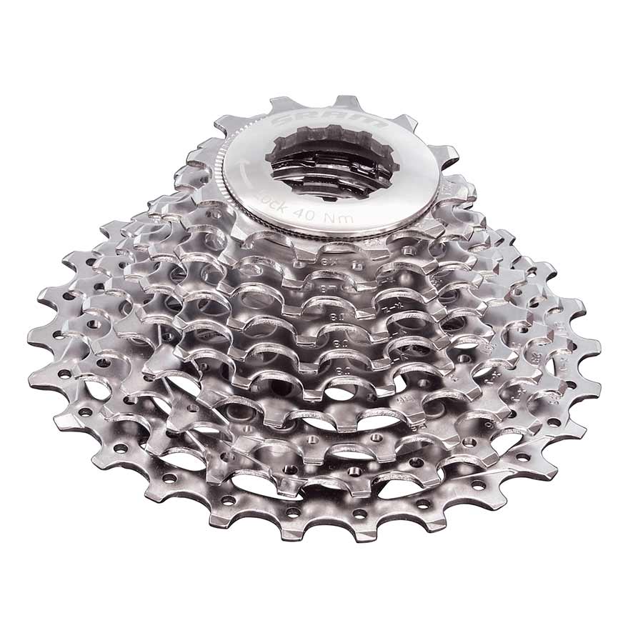 SRAM PG-1070 12-25T cassette with 12-speed gear range, featuring metal sprockets and precise cycling performance.