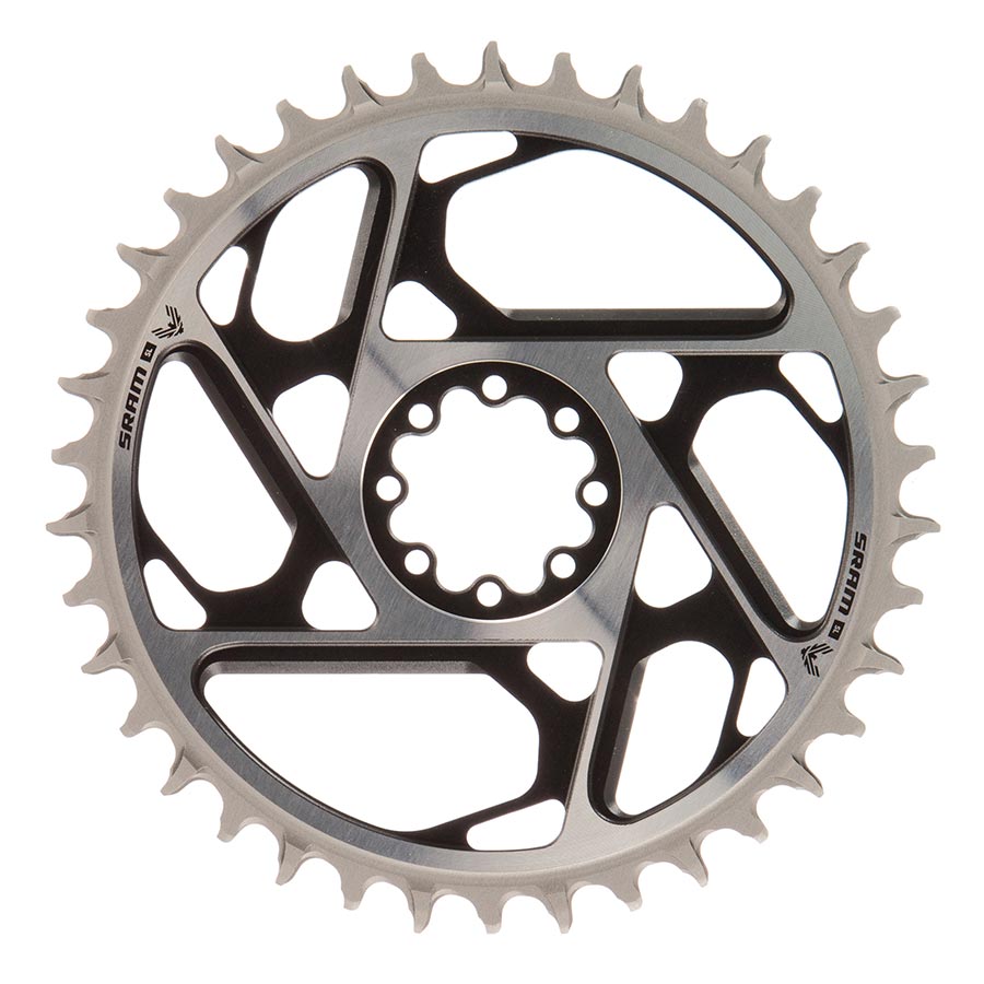 SRAM Eagle T-Type DM XX SL chainring with 32 teeth, 12 BCD, black aluminum, direct mount, 0mm offset for mountain bike.