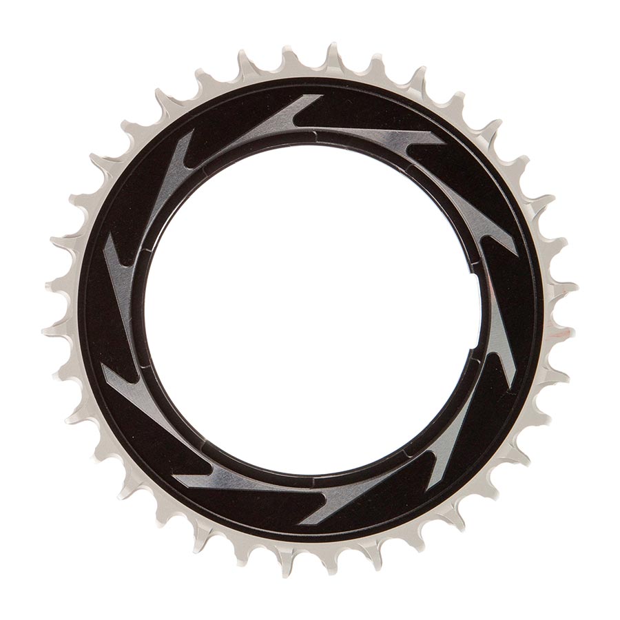 Black SRAM Eagle T-Type Thread Mount chainring with 32 teeth and 12 BCD aluminum construction for mountain bike drivetrain.