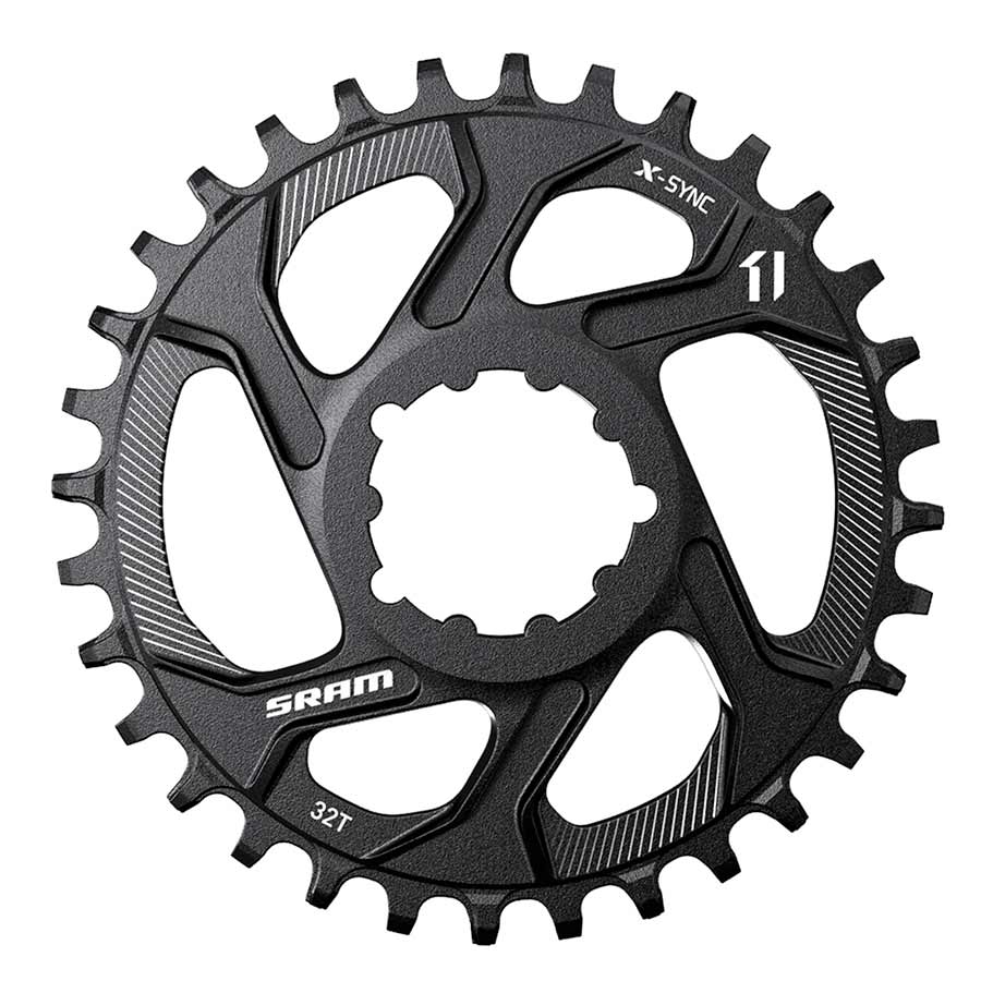Black SRAM X-Sync Direct Mount 26T chainring for single-speed bikes, made of aluminum with 6mm mounting for 11-speed drivetrain.