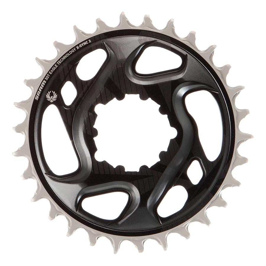 SRAM GX Eagle C1 chainring for 11-12 speed mountain bikes, aluminum grey, direct mount, 4mm thickness, bike drivetrain component