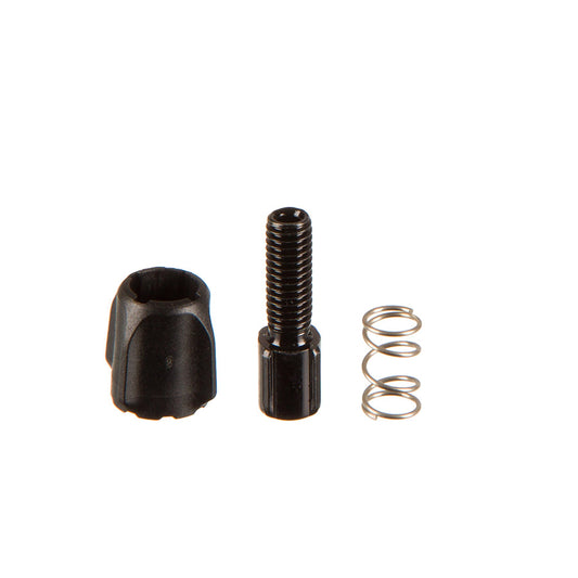 SRAM Eagle 70/90 Barrel Adjuster for bicycle shifter parts, close-up of the black bike component with branding detail.