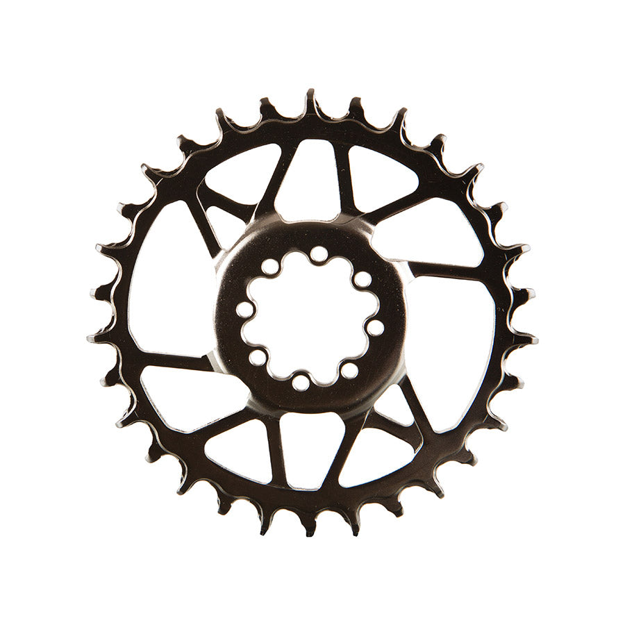 SRAM Eagle 90 8-Bolt chainrings for 12-speed bikes, steel silver with direct mount bolts and 30-tooth design
