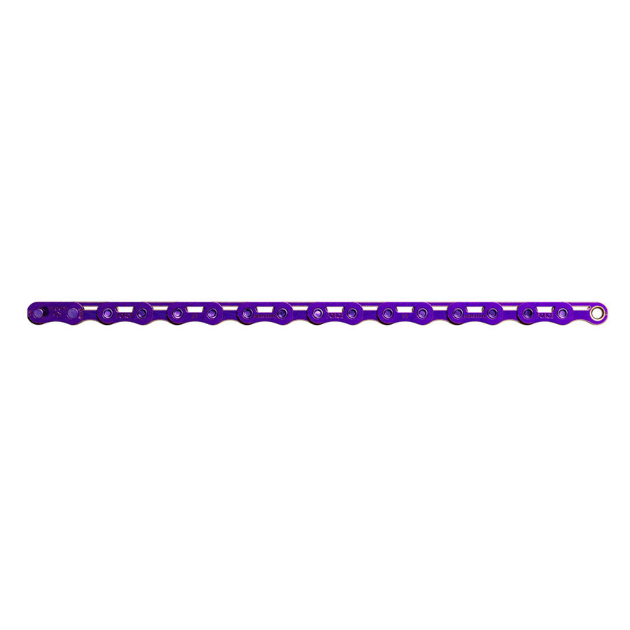 SRAM Force E1 Flattop chain in chrome finish, 114 links, designed for high-performance bicycle drivetrain systems.
