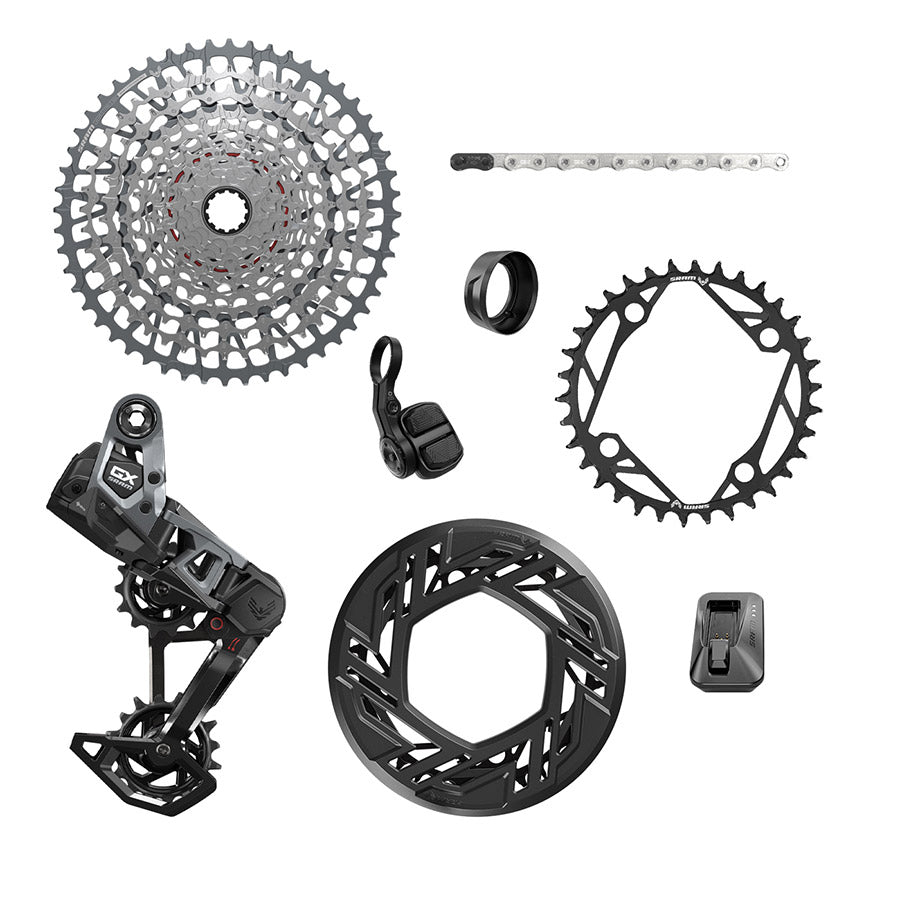 SRAM GX T-Type Pedal Assist D2 mountain bike pedal with 160mm length and Brose motor integration, black and silver design