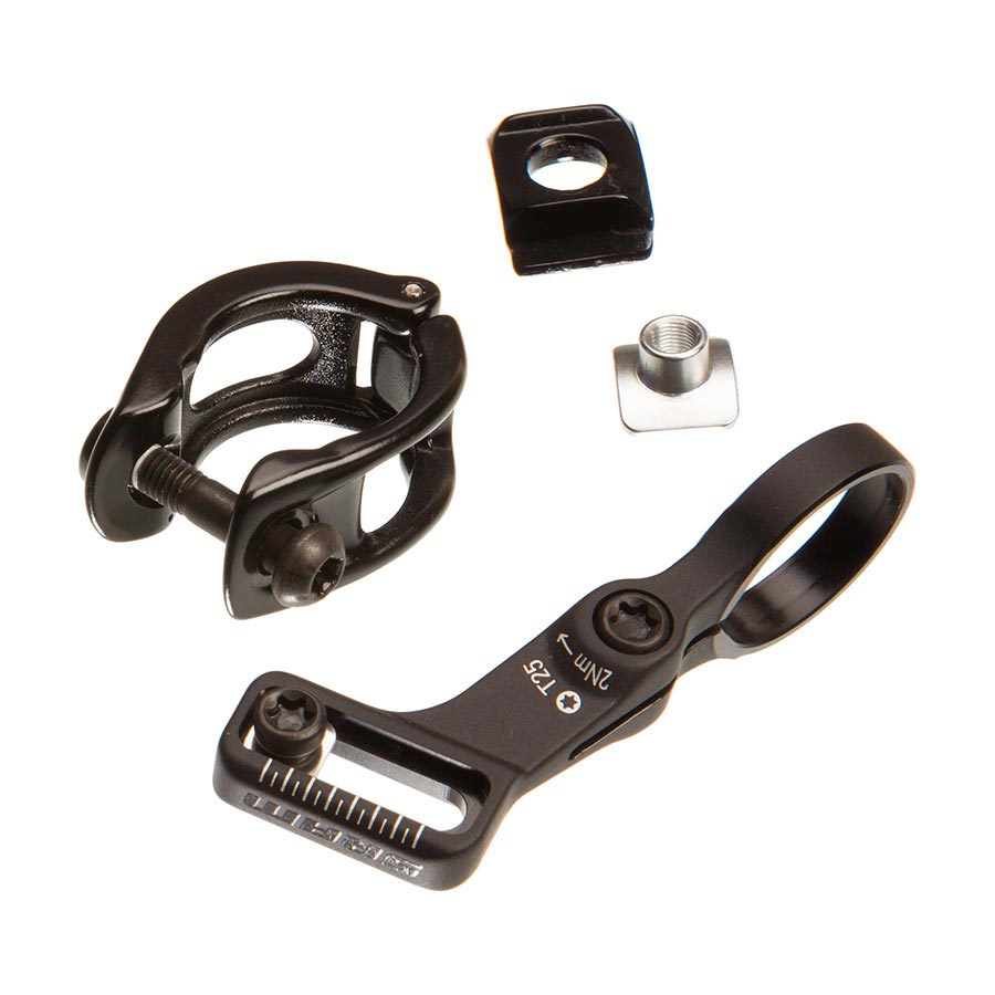 SRAM POD Bridge Clamp for shifter parts, shown on the right side, used to secure and adjust shifter components.