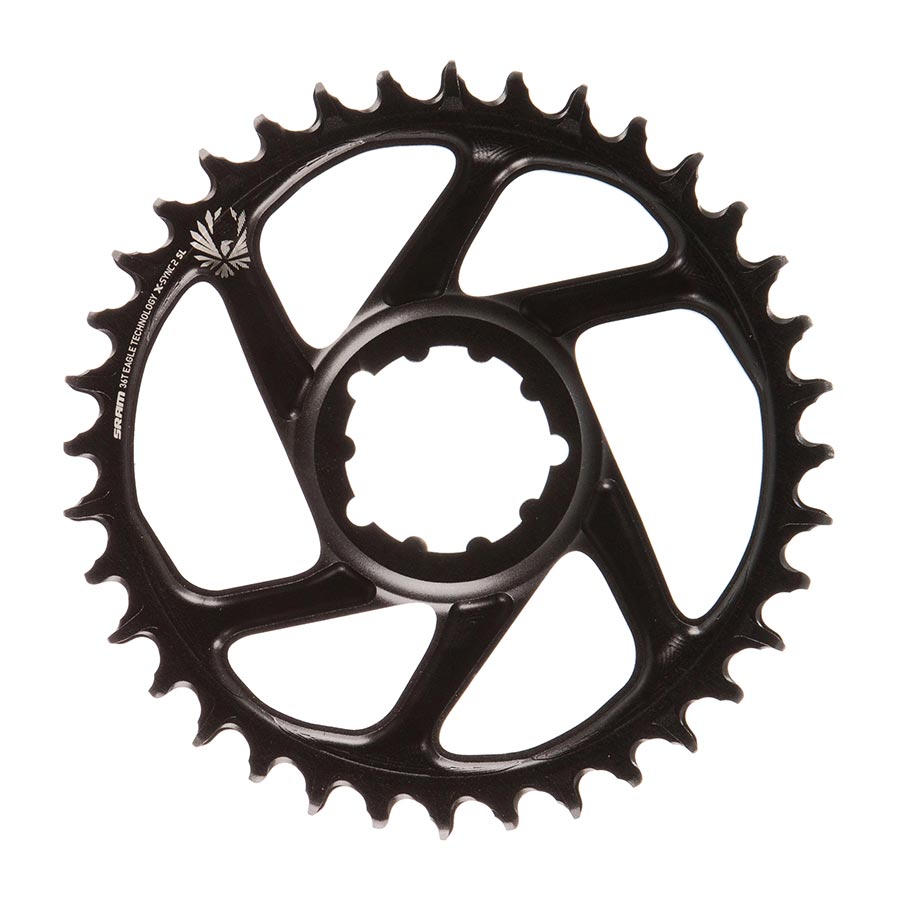 SRAM X-SYNC 2 SL chainrings, 32-tooth aluminum gold chainrings for 11-12 speed bikes, direct mount, 3mm thick.