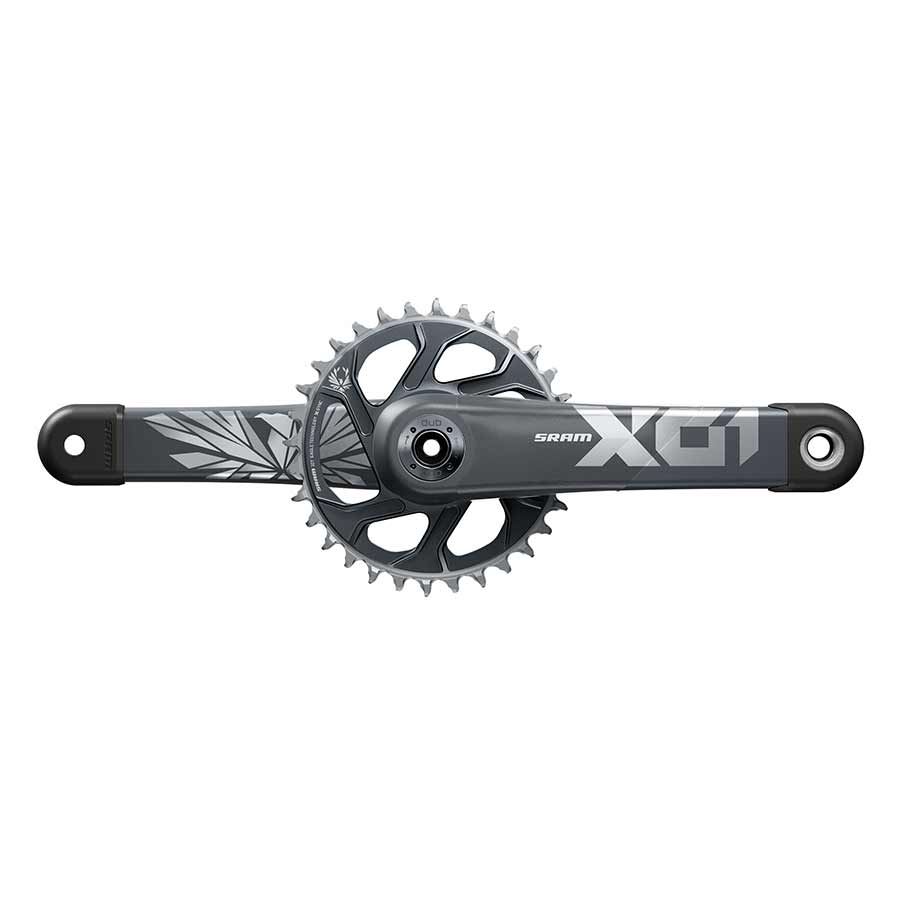 SRAM X01 Eagle DUB C3 MTB crankset with 32T chainring, 175mm red boost crank arms, durable aluminum construction for mountain biking.