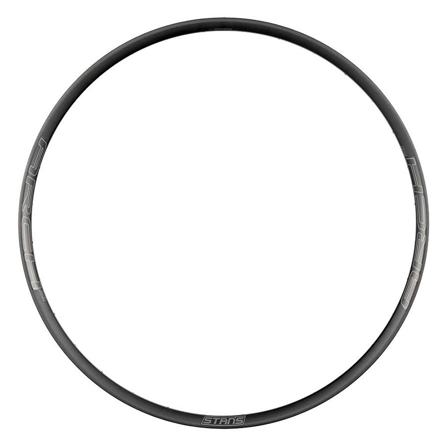 Black Stans No Tubes Arch MK4 26-hole mountain bike rims with durable construction and sleek design.