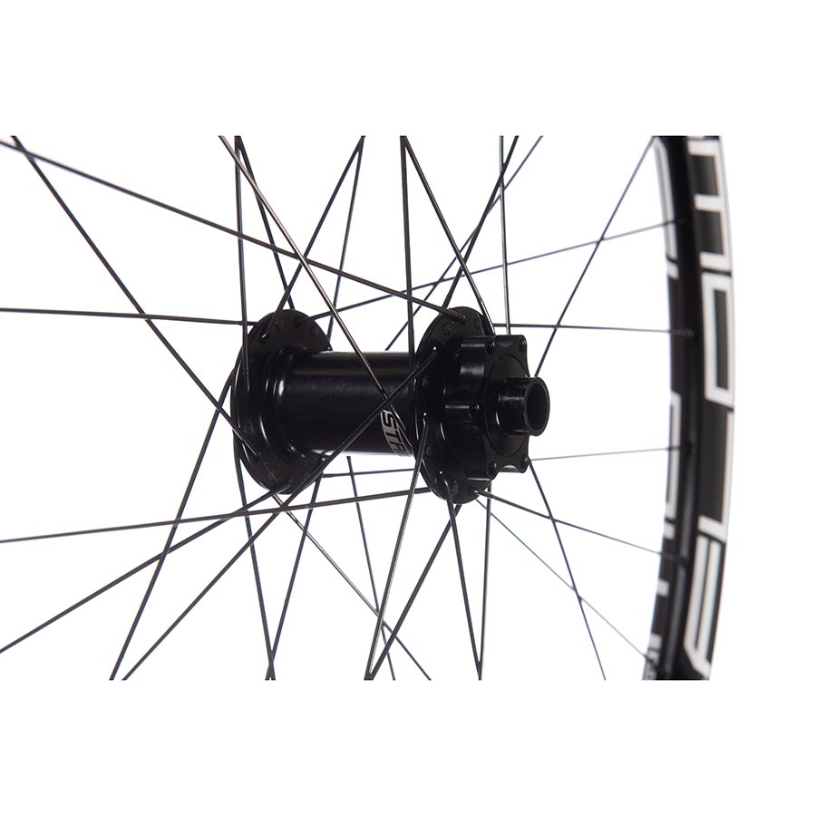 Stans No Tubes Flow EX3 mountain bike wheels front 27.5-inch, 32 spokes, Boost 110mm hub, 6-bolt disc brake interface