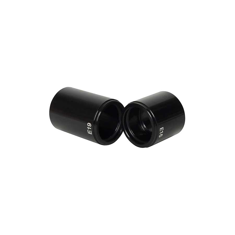 Stans No Tubes Neo Axle End Caps for hub and rim, front 15mm axle, part of bike wheel accessories.