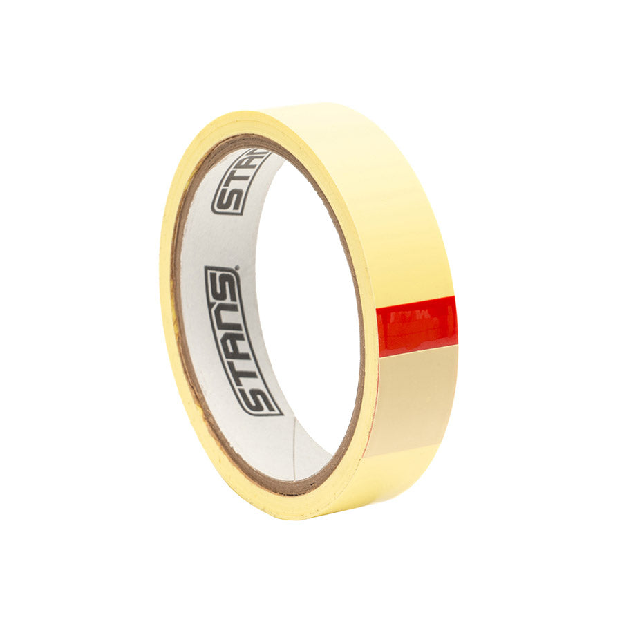 Stans No Tubes Stan's Original Rim Tape for tubeless bicycle wheels, 21mm width, 10m length, black adhesive rim tape.