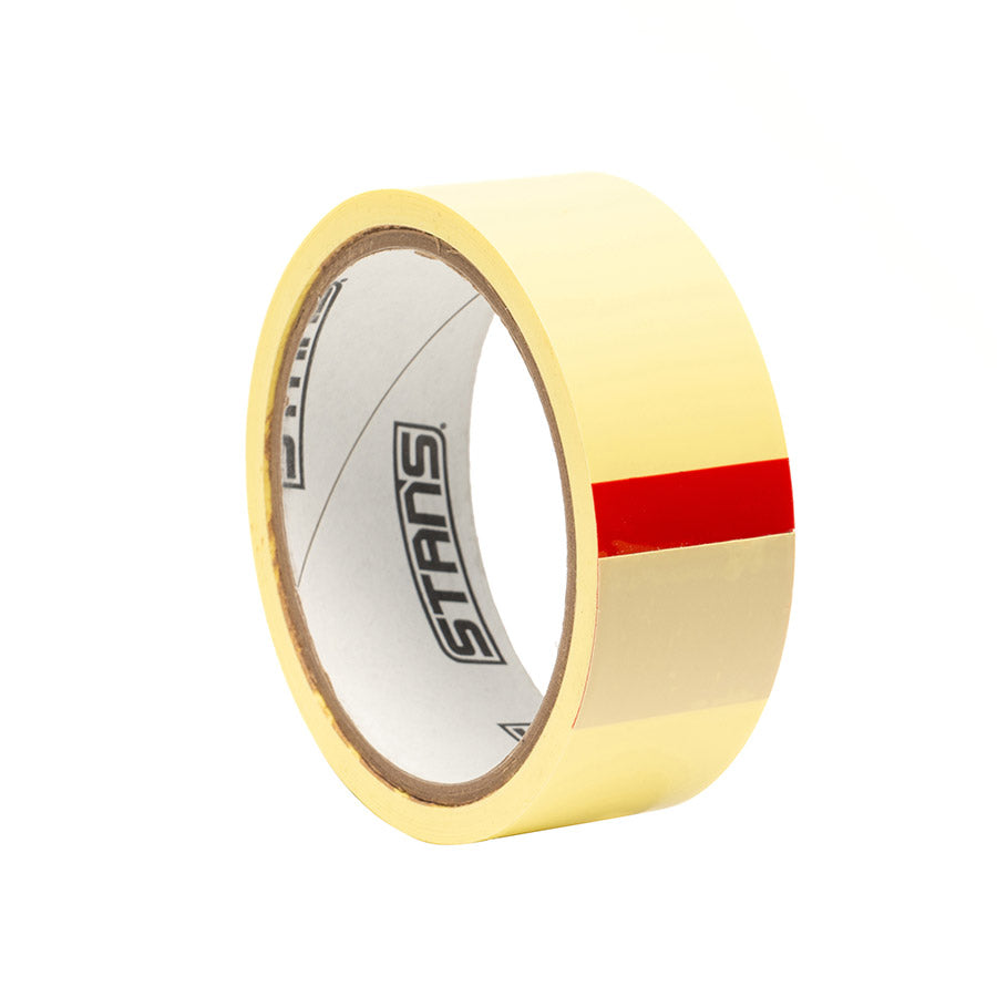 Stan's No Tubes Original Rim Tape for tubeless bike wheels, 21mm width, 10m length, durable seal for tubeless setup.