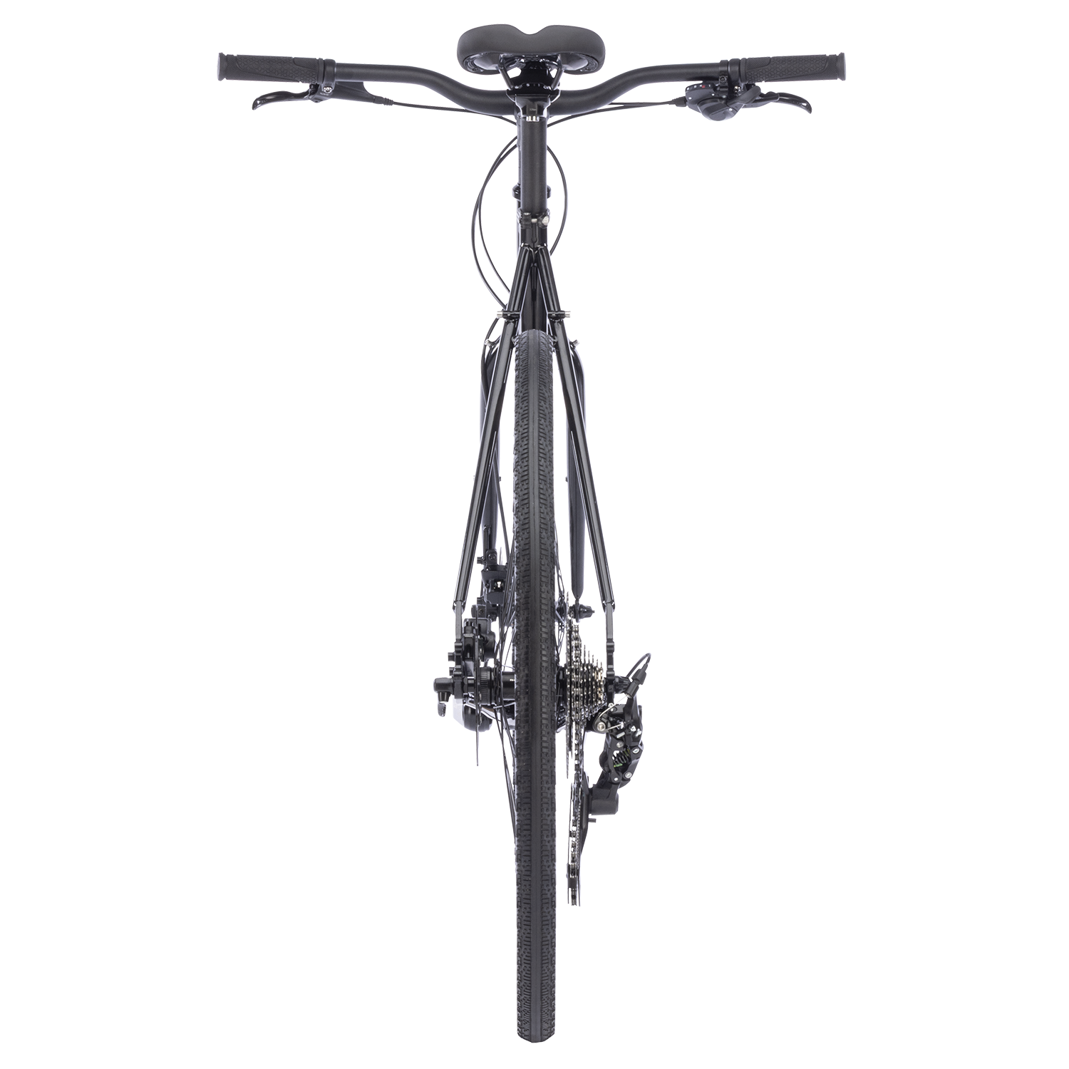 Surly Preamble 700c gravel and commuter bike in hi-viz black, featuring durable frame and versatile design for city and off-road riding.