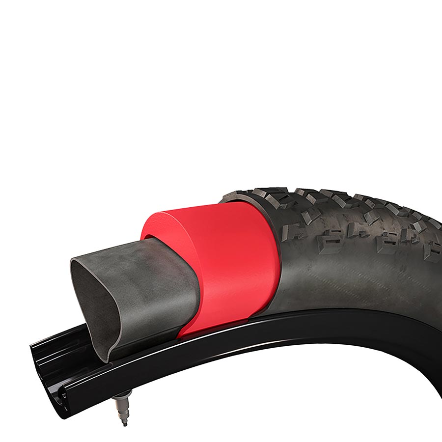 Tannus Armour flat protection pad in black, 26 x 2.0/2.5 inches, for bike tire safety and durability.