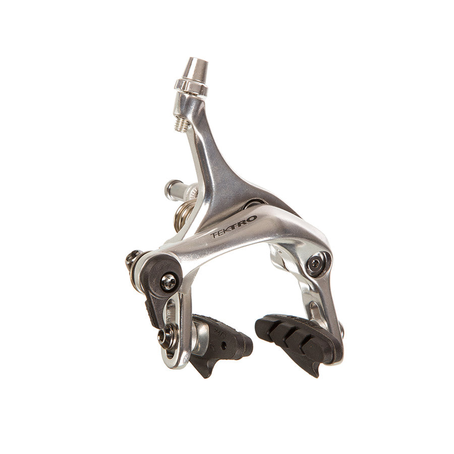 Tektro R315 road caliper brakes for bikes, front reach 41-57mm, black color, lightweight 192g, detailed close-up image