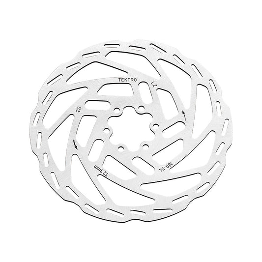 Tektro TR-54 disc rotor and related parts in 160mm size, ISO 6-bolt mounting, for bicycle brake systems.