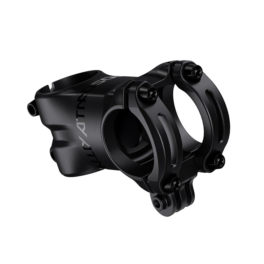 Truvativ ATMOS 7K threadless stem in black, 40mm length for 1-1/8 inch steerer tubes, bicycle handlebar component