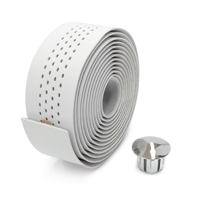 Black Velo handlebar tape with gel padding, designed for comfortable grip and bike handlebar coverage