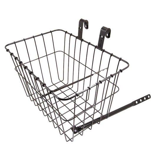 Wald, #135BL Grocery Basket Black 14.5 X 9.5 X 9''