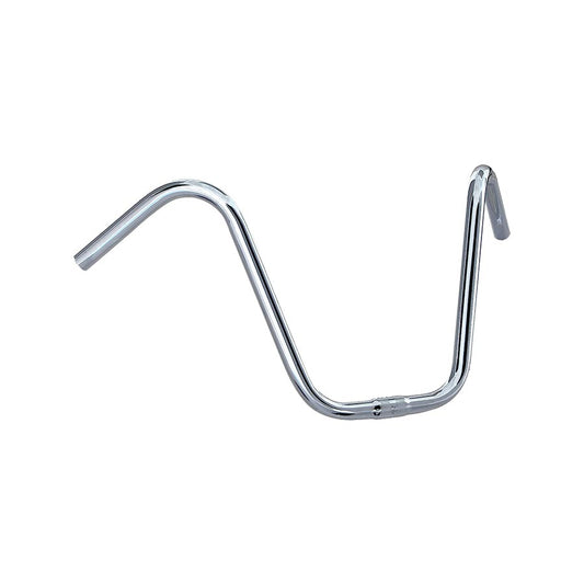 Wald, Handlebar, Diameter: 25.4mm, 304mm, Rise: 266mm, Chrome