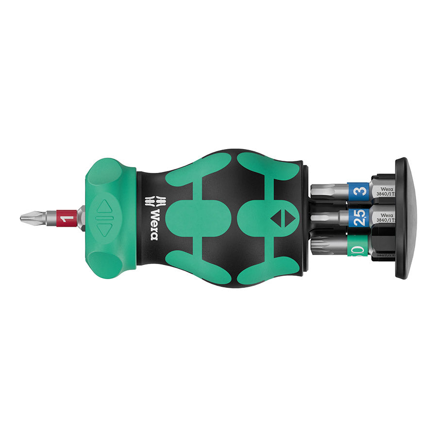 Wera Bicycle Set 5 with 7 general shop tools including screwdrivers, designed for bicycle maintenance and repair.