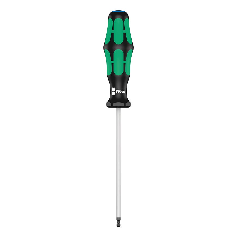Wera 352 Hex Ball End Screwdriver, 5.0 x 100mm, general shop tool with hex ball end for versatile screw driving tasks