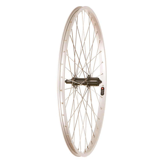 Alex C1000 26'' Silver Shimano FH-TY500, Wheel, Rear, 26'' - MetroCycle