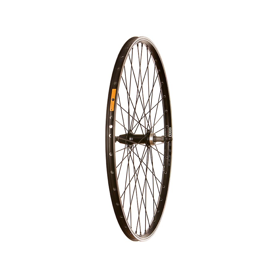 Wheel Shop WTB DX18 QR 26-inch front wheel with 36 spokes, 100mm rim, and quick release hub, suitable for mountain bikes.