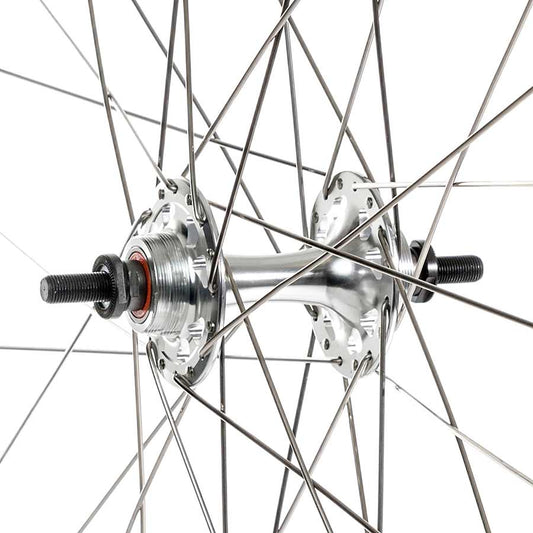 Wheel Shop, Alex DA22 Black/ Formula TH-51, Wheel, Rear, 700C / 622, Holes: 32, Bolt-on, 120mm, Rim, Fixed/Freewheel