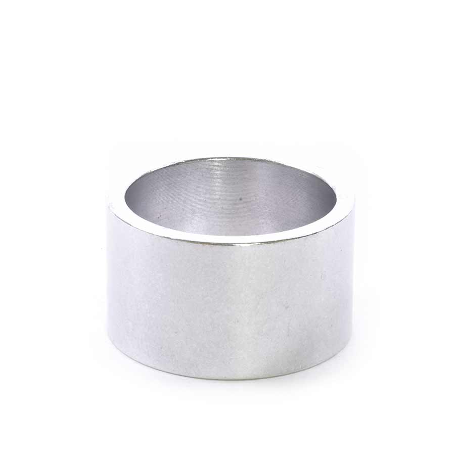 Wheels Manufacturing aluminum headset spacers in various sizes including 1.5mm, 5mm, 7.5mm, and 10mm, 105-piece set.