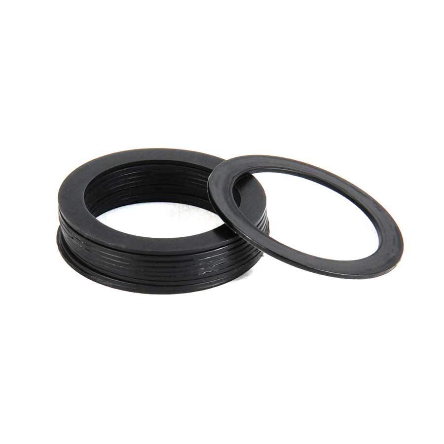 Wheels Manufacturing 30mm spindle spacer pack, includes 10 bottom bracket spacers for bike cranksets and bottom brackets.