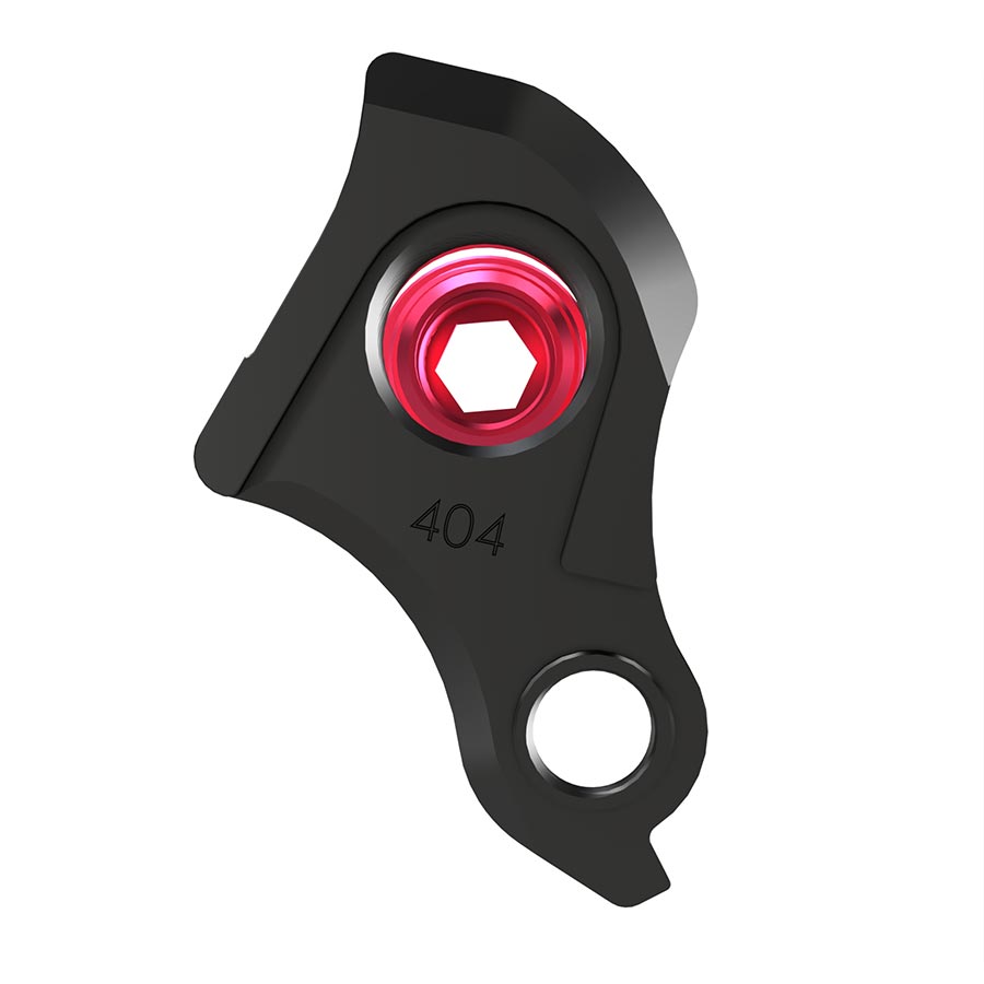 Wheels Manufacturing Dropout-404-02 UDH derailleur hanger for bike rear dropout, black metal component for bicycle frame compatibility