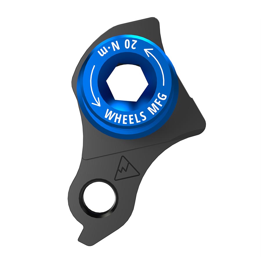 Wheels Manufacturing Dropout-404-02 UDH derailleur hanger for bike frame, made of durable metal, designed for easy installation.