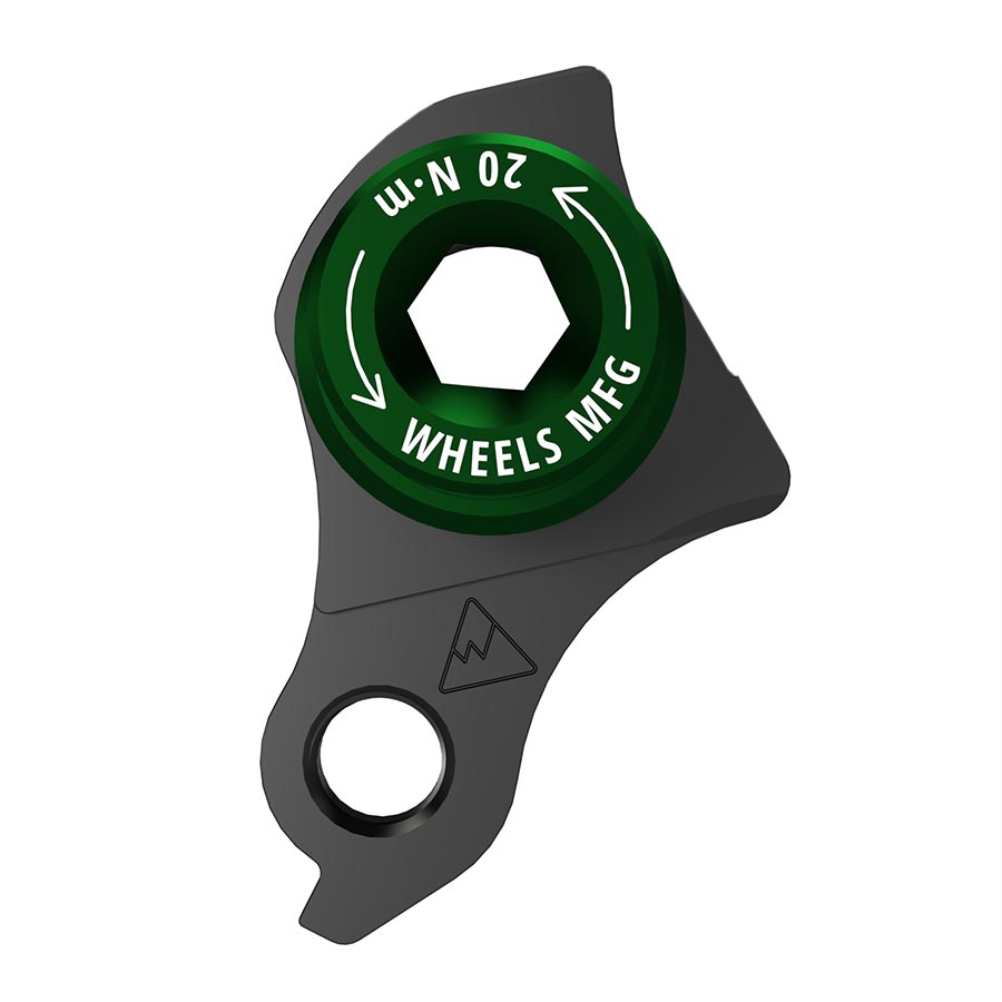 Wheels Manufacturing DROPOUT-404-02 UDH derailleur hanger for bike dropout, black metal component for bike rear derailleur mounting