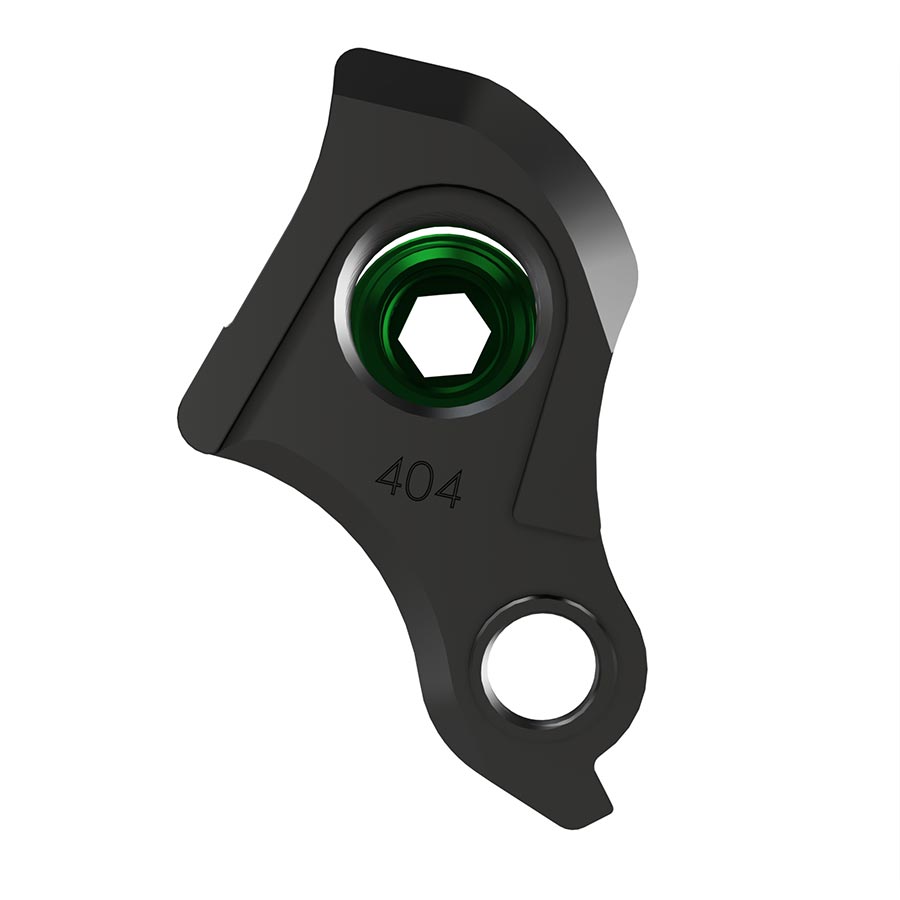 Wheels Manufacturing DROPOUT-404-02 UDH derailleur hanger for bike dropout, metal component with mounting holes.
