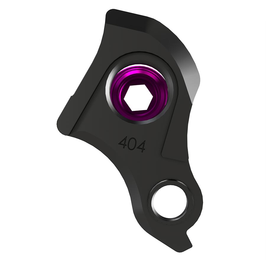 Wheels Manufacturing DROPOUT-487 derailleur hanger for Trek ABP and UDH bikes, shown on a bicycle frame.