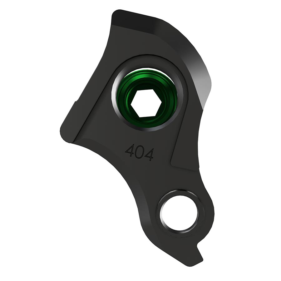 Wheels Manufacturing DROPOUT-487 derailleur hanger for Trek bikes, showing a black metal bike part with mounting holes.
