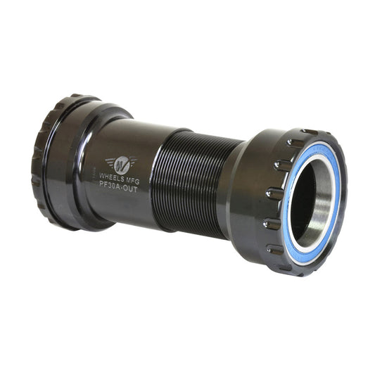 Wheels Manufacturing PF30A DUB press fit bottom bracket spindle, 28-30mm diameter, for bike cranksets