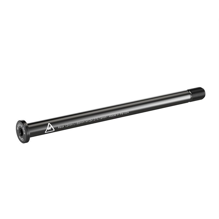 Wheels Manufacturing Rear 12mm Thru Axle with 160mm thread length and M12x1.00 thread pitch for bike wheel compatibility