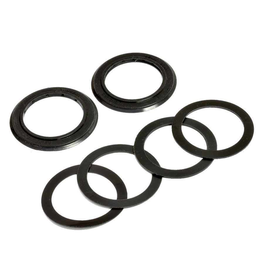 Wheels Manufacturing Seal and Spacer Pack for 29mm bottom brackets, includes various durable spacers and seals for bike maintenance.