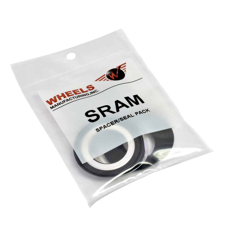Wheels Manufacturing Seal and Spacer Pack for 29mm bottom brackets, includes multiple durable spacers and seals for bike maintenance.