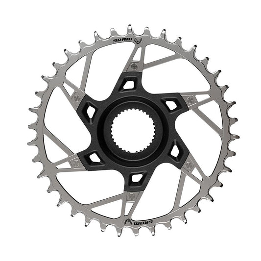 Wheels Manufacturing, Shimano DM T-Type Outboard, Chainring, Teeth: 28, Speed: 12, BCD: Direct Mount Shimano, Single, 7075 Aluminum, Black