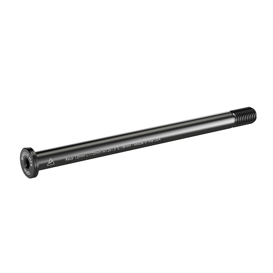 Wheels Manufacturing, Rear 12mm Thru Axle, Thru Axle, Rear, Length: 160mm, Thread Length: 25mm, Thread Pitch: M12x1.00