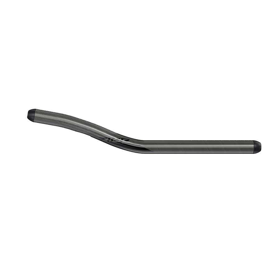 Zipp Vuka Race Aero Handlebars for triathlon and time trial bikes, black with aerodynamic design for competitive cycling.