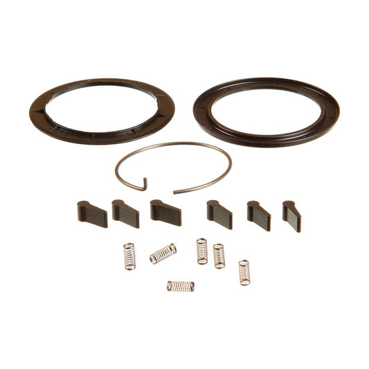 Zipp ZR1 spring and pawl set for hub and rim, bike component parts and accessories, close-up of metal spring and pawl mechanisms