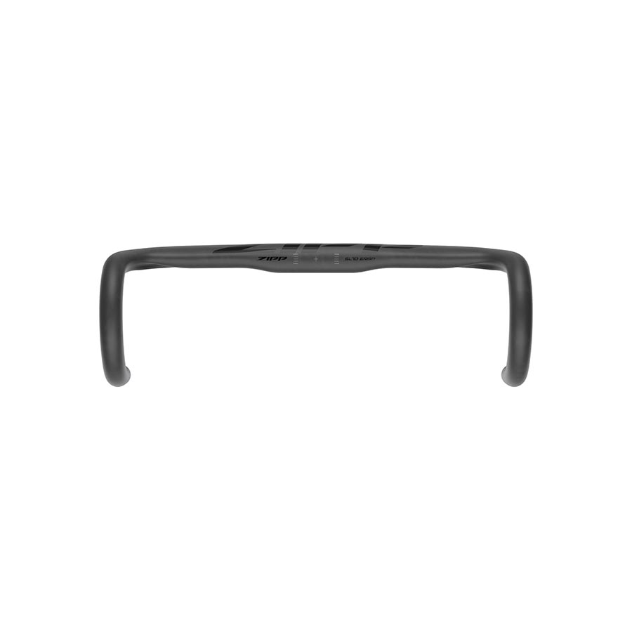 Zipp SL-70 Ergo road drop handlebars, 400mm width, 128mm reach, 70mm drop, black ergonomic handlebar for cycling.