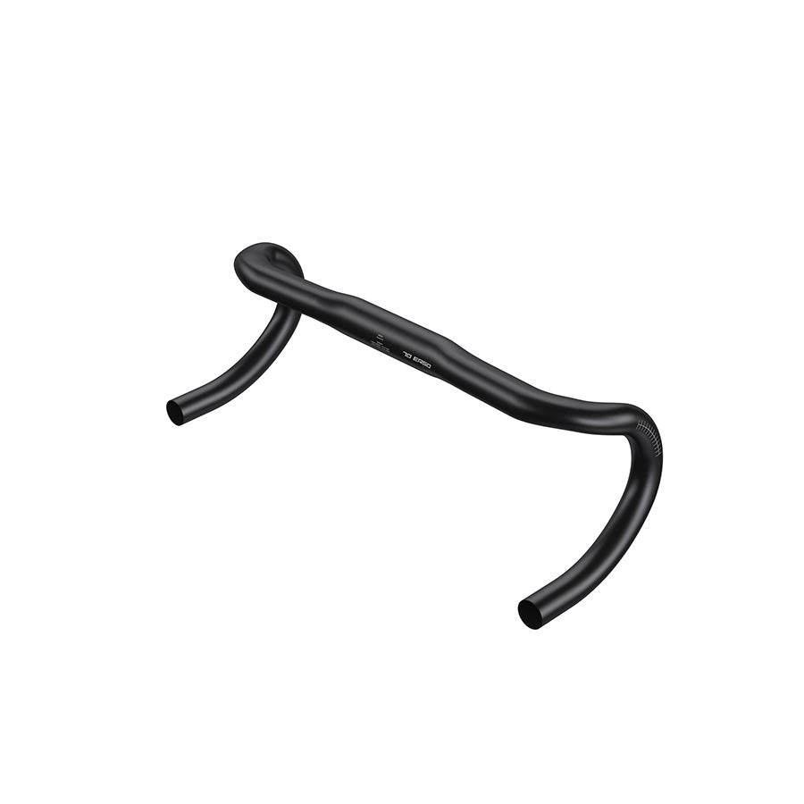 Zipp Service Course 70 Ergo road drop handlebars, black, 31.6mm, 420mm length, 128mm drop, 70mm reach for road bikes